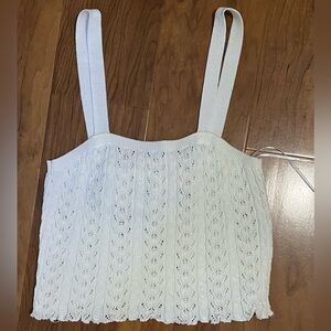 NEW WHITE CROP TOP